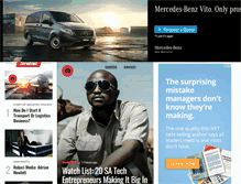 Tablet Screenshot of entrepreneurmag.co.za